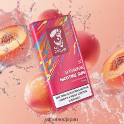 Vape ニコチン - Alibarbar ニコチンガム 桃 22X0BB102