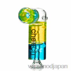 Vape Japan Cheech Glass デュアルフリーズブルハンドパイプ ブルー/グリーン
