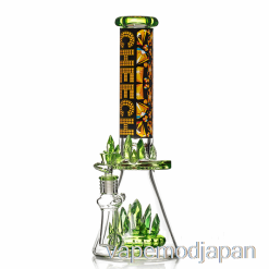 VAPE Japan Cheech Glass Just Know We Shining Bling Bling Bong Green