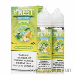 VAPE JAPAN アップルピアラジメンソール - ザ・ファインスト・フルーツ・エディション - 120ml 3mg