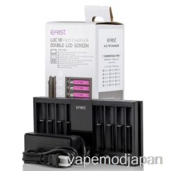 Vape Japan Efest Luc V8 ダブル Lcd スクリーン高速バッテリー充電器