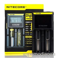 Vape Japan Nitecore D2 バッテリー充電器 (2 ベイ)